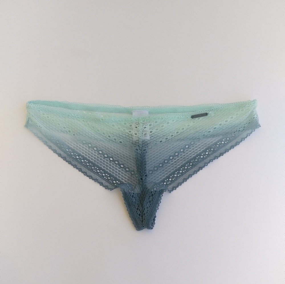 Calvin Klein Blue Lace Thong